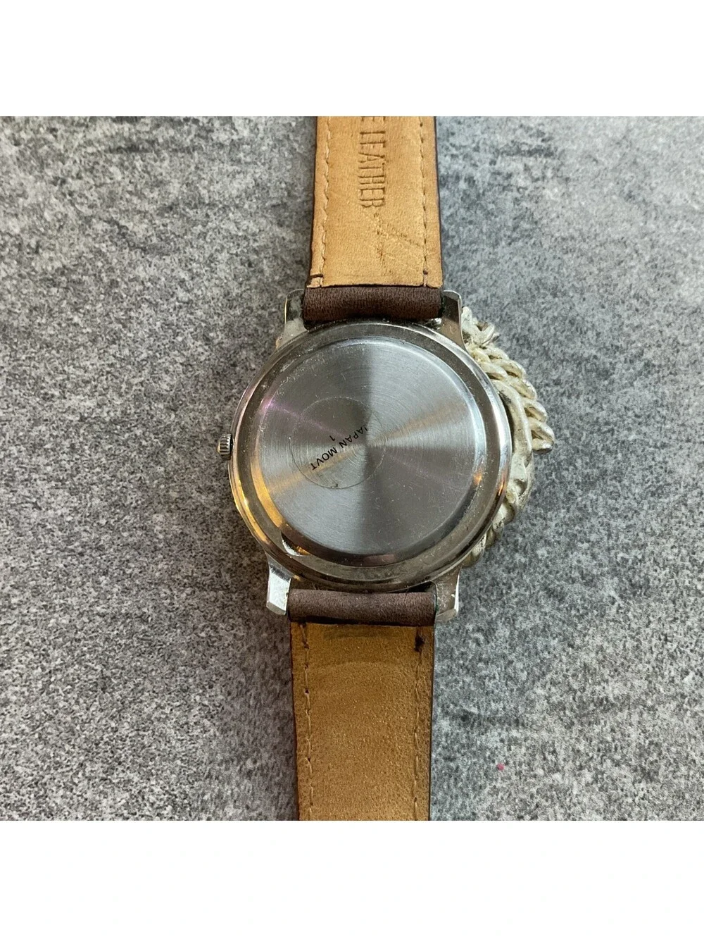 Vintage Western Themed Marie Lourdes Womens Watch 40mm Case Leather Band A19